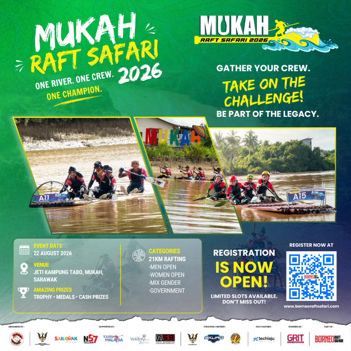 mukah raft safari, mukah