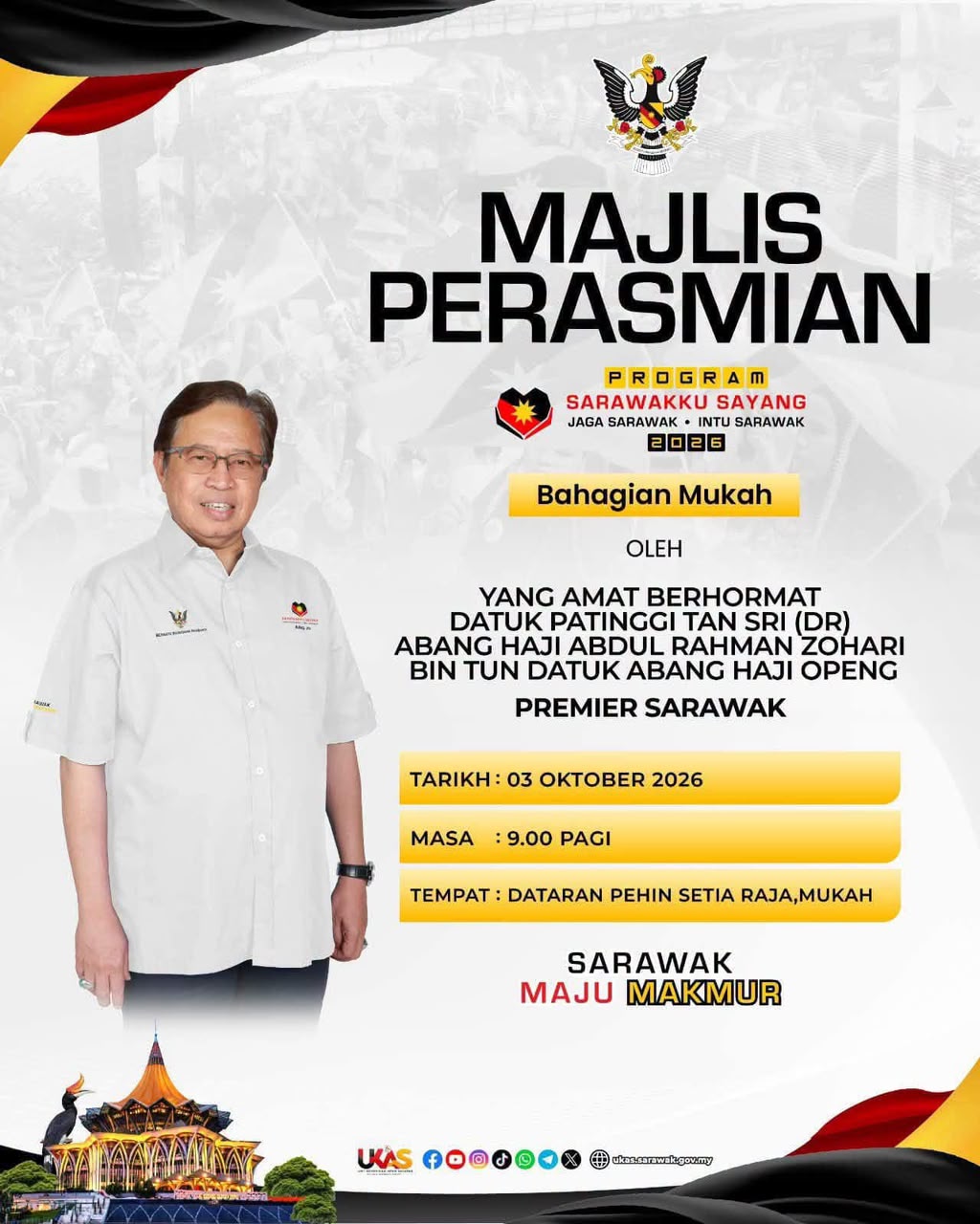 perasmian sks, sks mukah